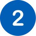 small number 2 icon